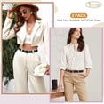 thumbnail image 4 of 2 Pack Women Leather Belt, Fashion Ladies Belt with Pin Buckle for Jeans Pants, 4 of 7