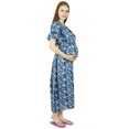 thumbnail image 2 of Bimba Nursing Kaftan Gown Maternity Gown, Hospital Delivery Gown- Front Buttons, 2 of 6