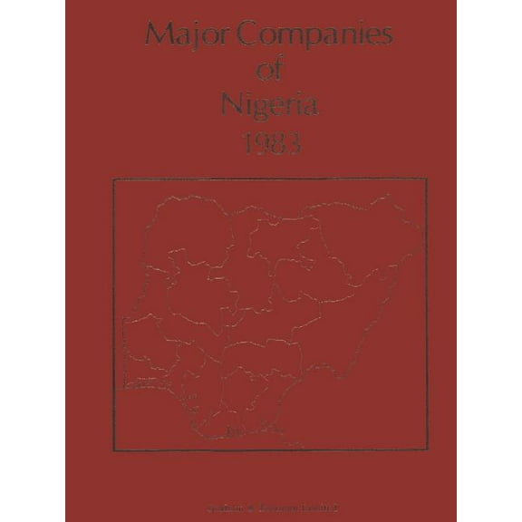Major Companies of Nigeria 1983, (Paperback)