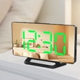 thumbnail image 3 of YAOMOBB Automatic Half-brightness Function Alarm Clock LED Alarm Clock Digital Display Adjustable Brightness Clear Numbers Modern Alarm Clock for Home and Office Decor, 3 of 6