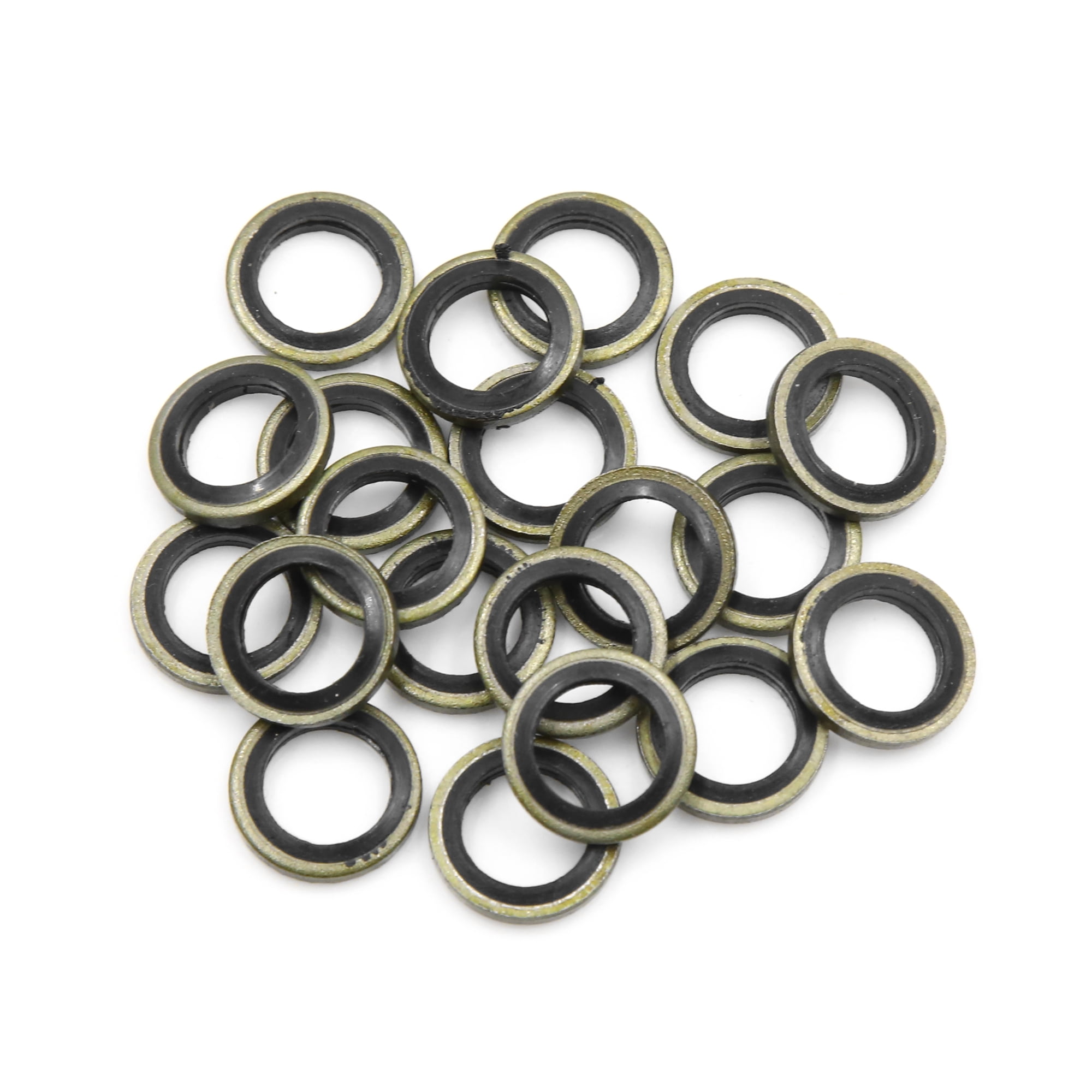 20pcs Engine Oil Crush Washers Drain Plug Gaskets 10mm ID. 16mm OD. for
