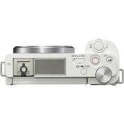 Ultimaxx Basic Bundle + Sony ZV-E10 Mirrorless Camera (International Model) (Body Only, White) + SanDisk 64GB Ultra Memory Card, High Speed Memory Card Reader, Dust Blower & More (13pc Bundle)