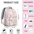 thumbnail image 6 of Pink Dog Paw Backpack for School,Cute School Bag,Schoolbag with Adjustable Shoulder Straps & Padded Back,15.3"x11"x7.1".﻿, 6 of 6