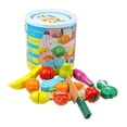 thumbnail image 2 of Juguete educativo para jugar a la comida, juego de rol de Aprendizaje Temprano, juguetes de cocina de imitación, juguetes de corte de frutas y, 2 of 9