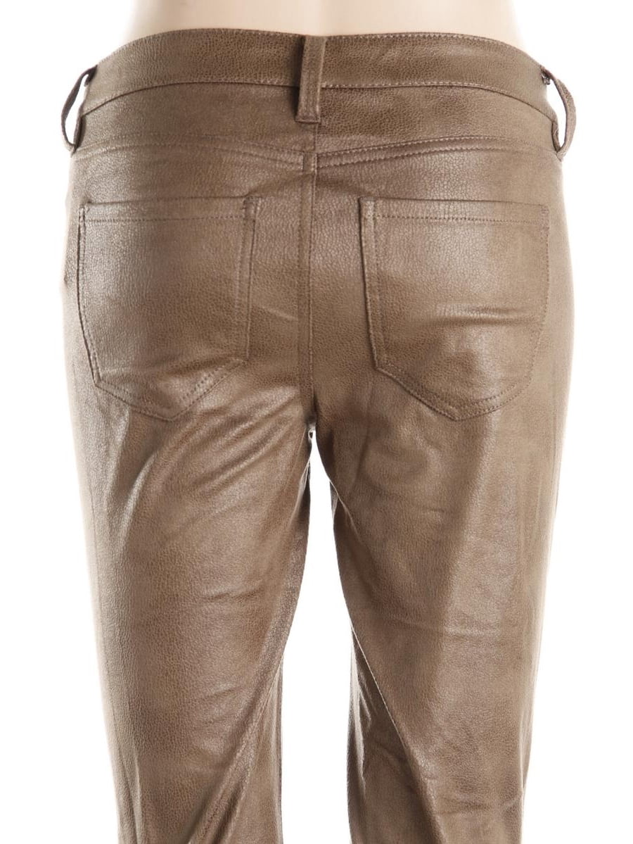 Tinseltown Womens Juniors Faux Leather Crackle Skinny Pants