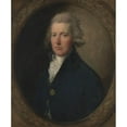 thumbnail image 2 of Thomas Gainsborough 12x14 Gold Ornate Wood Frame and Double Matted Museum Art Print Titled - William Pitt, 2 of 4