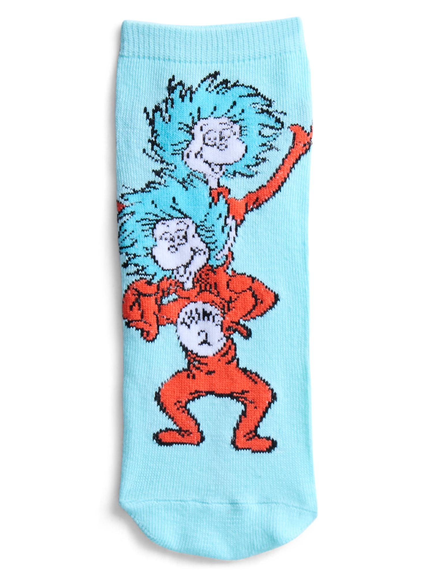 Dr. Seuss Women's Low-Cut Socks, 10-Pack, Shoe Sizes 4-10