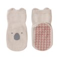 thumbnail image 1 of 5 pares de calcetines de algodón antideslizantes con estampado de animales para bebé y niño Rojo Verde, 1 of 5