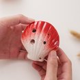 thumbnail image 5 of LingStar Cartoon Ocarina 6-hole Alto C-tune Shell Strawberry Shape Ocarina Beginner Teaching Toys Ceramic Pendant, 5 of 9
