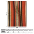 thumbnail image 4 of JEUXUS  Mexican Blanket Handwoven XLarge Tribal Arrow Falsa in Burnt Umbre Heavyweight Premium Blanket Mexican Yoga Bohemian Throw Indian Rug Serape, 4 of 6