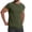 Shirts-Green, variant on LEKWK Mens Athletic T Shirt Reflective Sleeve Crewneck Lightweight Tops Short Sleeve Breathable Quick Dry Tees Detail Gym Running Training Tees Green M