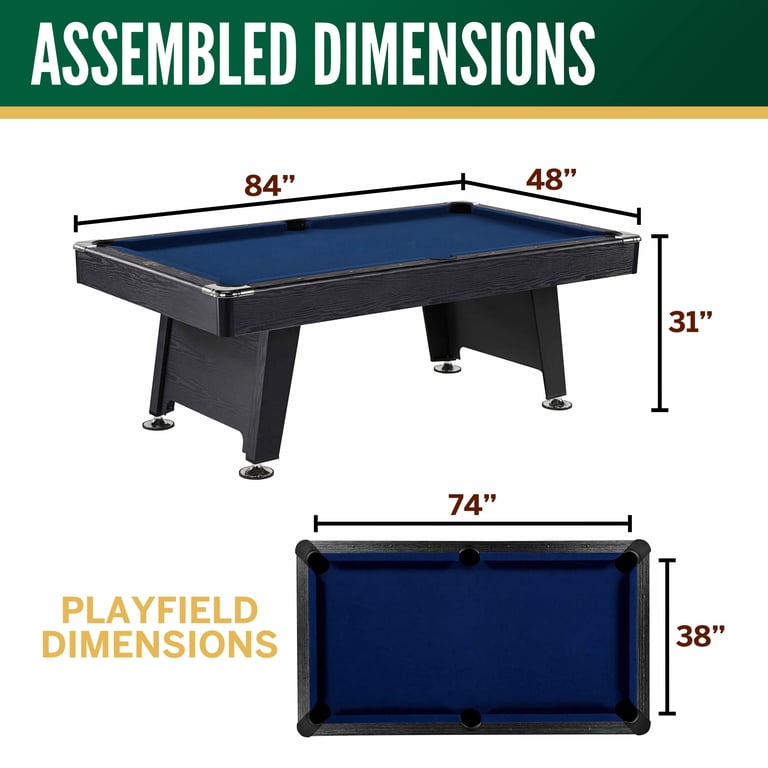 ビリヤード T7t6t5 Thornton 7 ft Arcade Billiard Table with Pool Ball and Cue Stick