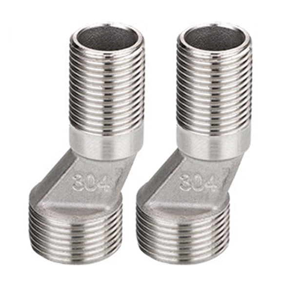 Steel Faucet Extension Adapters Plumbing Adapters Eccentric Pipe Adapters Simple Installation for Wall Fixture Alignment