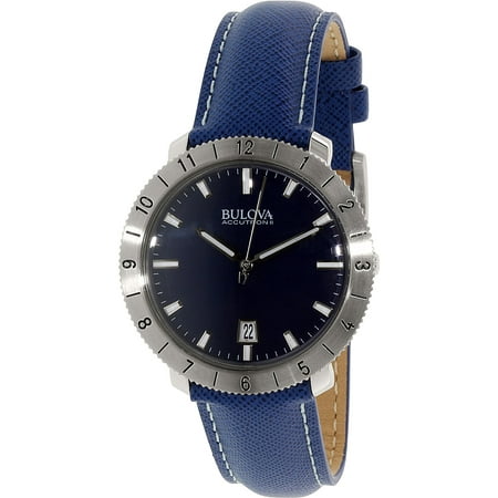 Bulova Men's Accutron II 96B204 Blue Leather Quartz Fashion Watch