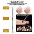 thumbnail image 4 of 9pcs Nail Art Tools Polish Gel Liner Pen Nail Painting Pen Stainless Steel Cuticle Pusher & Trimmer Kit, 4 of 5