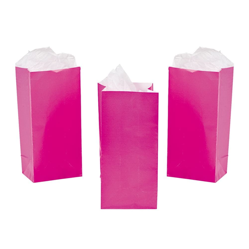 Mini Hot Pink Treat Bags