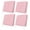 Pink, variant on Outdoor Patio Cushion Covers 2 Pack Green Patio Chair Cushion Covers with Ties and Zipper Solid Color Waterproof Outdoor Seat Cushion Covers for Patio Furniture 24"x24"