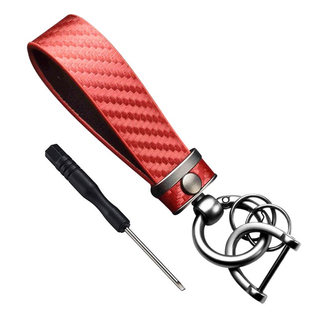 Riwesomey Automóvil llavero portátil elegante desmontable lavable anti-perdida llavero accesorios de regalo con destornillador rojo Type3 NO3 Riwesomey VI015476-02B