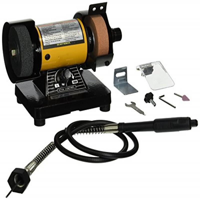 TruePower 199 Mini Multi Purpose Bench Grinder and Polisher with Flexible Shaft, Tool Rest... by TruePower