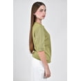 thumbnail image 2 of Blusa basica Roman Fashion /Juvenil, 13198 (Verde pistache) verde claro M, 2 of 5