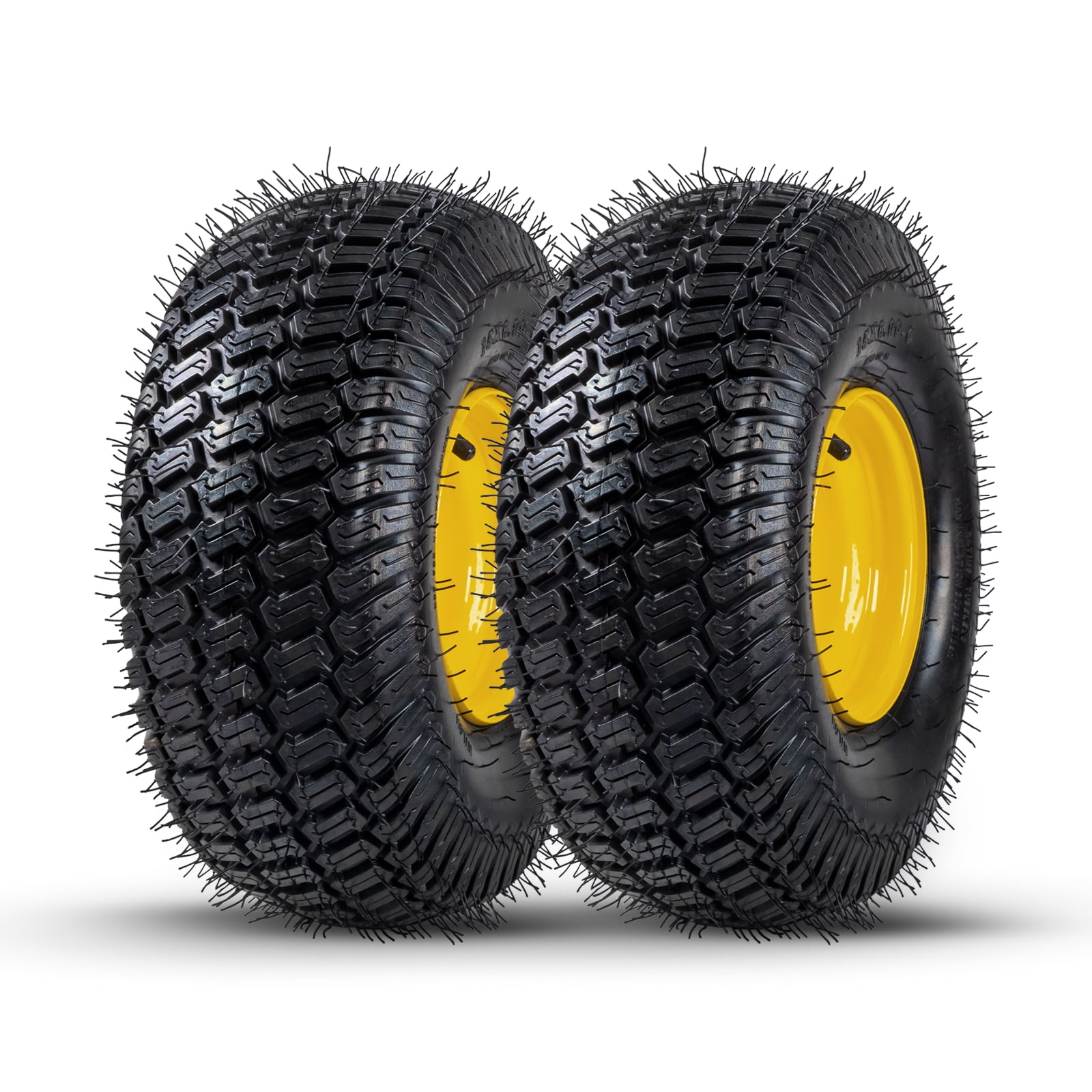 Ktaon 15x6.00-6 Tire and Wheel Assembly, Replacement Riding Lawn Mower Front Tires Compatible with 100 and 300 Series John Deere Riding Mowers, 2 pack