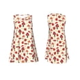 thumbnail image 7 of KLL Mushrooms and Lady Bugs Pattern Womens Summer Dresses 2025,Loose Round Neck Sleeveless Sundresses Tank Dresses with Pockets, 7 of 7