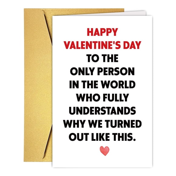 Tarjeta de San Valentín PUGAILA Divertida y Humorística