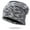 Black, variant on Winter Knit Beanie Two-Layer Two-Tone Slouchy Hat Breathable & Warm Cuffed Beanie for Cold Weather, Unisex Ribbed Wrap Hat