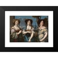 thumbnail image 2 of Anonymous 18x14 Black Modern Framed Museum Art Print Titled - Triple Portrait of Women, Formerly Known as "The Nieces of Mazarin", 2 of 5