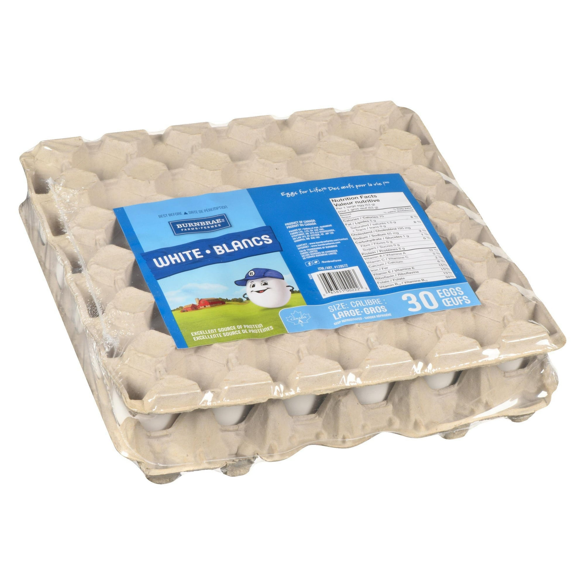 Burnbrae Farms 2.5 Dozens Large White Eggs