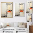 thumbnail image 4 of Designart "Peach And Grey Road Mosaic" Abstract Collages Canvas Art Print, 4 of 7