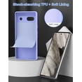 thumbnail image 5 of Thin Google Pixel 7a Case, TPU Cover with Camera Protection Soft Interior Slim Flexible Phone Case for Pixel 7a - Lavender, 5 of 13