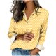 thumbnail image 1 of Camisetas de Manga Larga para las Mujeres Impreso Casual Suelto Cardigan Poliéster Longitud Regular de las Mujeres Larga Chaqueta de Invierno sin Capucha, 1 of 5