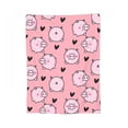thumbnail image 2 of Soft Warm Lightweight Pig Design Blanket for Year Round Cozy Comfort and Relaxation, 2 of 3
