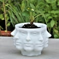 thumbnail image 6 of Aminojy Garden Planters for Outdoor Plants Multi Face Succulent Planter Vase Small Face Plante Head Face Vase Home Decoration Succulent Cactus Indoor Pot, 6 of 6