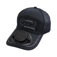 thumbnail image 5 of AJGRHE Solar Powered Fan Hat For Sun And Breathable Sun Hat With USB Chargeable Fan For Outdoor Activities And Beach Days Navy One Size, 5 of 5