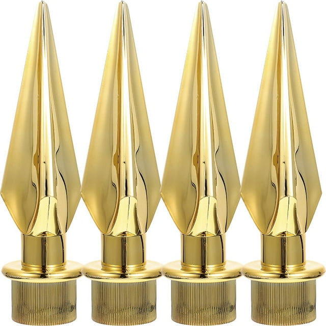 CHUANK 4 Pcs Têtes de Drapeau Topper de Mât de Drapeau Têtes de Mât de Drapeau pour Extérieur Intérieur