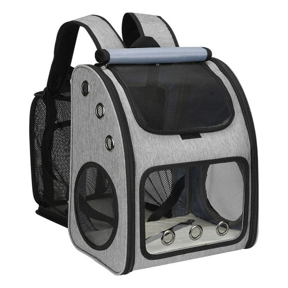 Mochila transportadora para mascotas COVONO expandible para gatos y perros, 8 kg