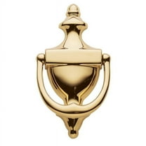 Baldwin 0102 Colonial Style Solid Brass Door Knocker - Brass