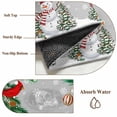 thumbnail image 6 of Rectangle Area Rugs 2.7 x 5 Ft, Christmas Grey Non-Slip Residential Carpet, Xmas Snowman Birds on Pine Branch Snowflake Indoor Crawling Mats Runner Rugs for Living Room/Dining Room/Bedroom, 6 of 8