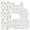 Unicorn and Cloud White Pattern, variant on Cow Print Pattern Bathroom Rug Set 4 Piece,Includes Contour,Lid Cover,Bath Mat,Non-Slip Extra Soft Absorbent Washable
