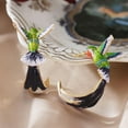 thumbnail image 6 of Eye Catching Hummingbird Alloy Earrings Trendy Crafted Ear Jewelry with Elegant Accessory for Everyday Use, 6 of 9