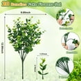 thumbnail image 4 of Scidweet 20 Bundles Artificial Plants Outdoor, Greenery Faux Fake Plastic Plants for Outside Spring Summer Patio Garden Porch Yard Home Decor, 4 of 6
