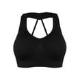 thumbnail image 5 of Women's Sports Bra Racerback Running Yoga Bra Workout Bra Black Sports Bras for Women Size S-2XL, 5 of 5