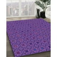 thumbnail image 3 of Ahgly Company Machine Washable Indoor Rectangle Transitional Bright Purple Area Rugs, 2' x 3', 3 of 7