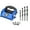 Color:Blue, variant on Pocket Hole Jig Adjustable Angles 0-90 Degrees Oblique Hole Locator 6-12mm Inclined Hole Drill Sleeves //m10/
