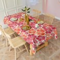 thumbnail image 3 of Pioneer Flower Floral Print Pattern Rectangle Tablecloth 60"x102",Waterproof Polyester Rectangle Table Cloth, Wipeable Spillproof Polyester Tablecloth for Dining, Camping, Indoor and Outdoor, 3 of 6