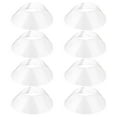 thumbnail image 1 of HONMEET 8Pcs Universal Hood Filter Bowl Shape for Kitchen Cooker Hood Grease Filter Replacement, 1 of 7