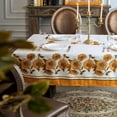 thumbnail image 2 of Rectangle Fall Tablecloth Sunflower Printed Vintage Floral Patterns Harvest Autumn Table Cloth for Picnic Outdoor Home Holiday Long Dining Kitchen (Sunflower, 60 x 120 Inch), 2 of 5