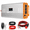 4000W Grey, variant on 350W Pure Sine Wave Inverter, 12V to 110V, LCD Display, Type-C Fast Charging, Silent Design, Overload & Overheat Protection for RV, Home Red